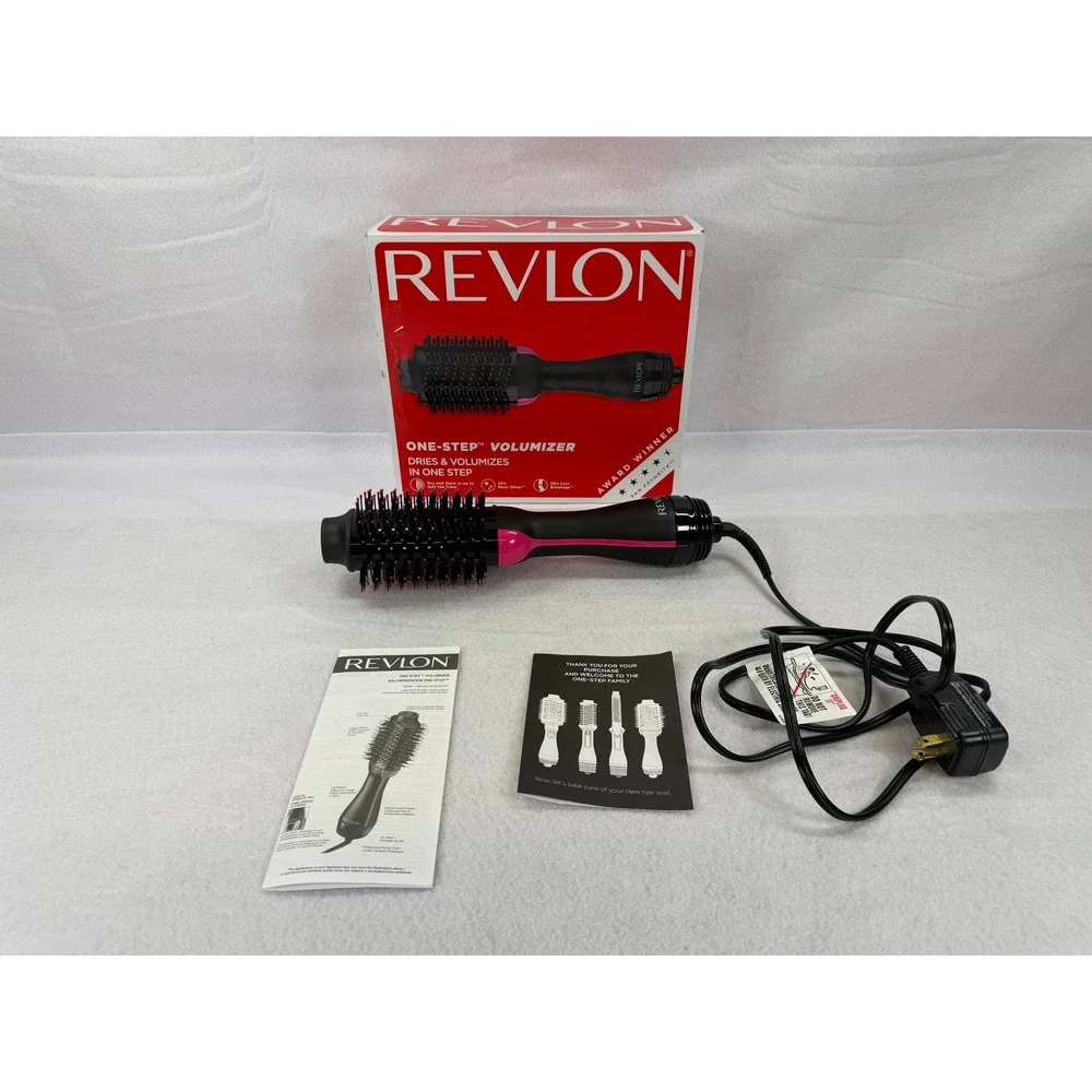 Revlon One-Step Volumizer Hot Air Brush Black Pink RVDR5222 Hair Dryer